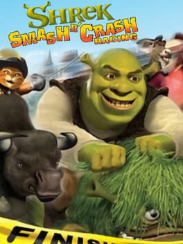 Cover of Shrek Smash n' Crash Racing