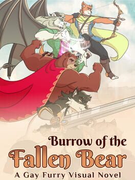 Cover of Burrow of the Fallen Bear: A Gay Furry Visual Novel
