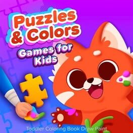Cover of Puzzles & Colors: Games for Kids - Toddler Coloring Book Draw Paint